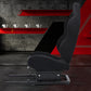 Zootopo Racing Simulator Cockpit with Black Seat, for Steering Wheel Stands, Double Locking Slides Cloth Breathable Gaming Seat,Add-On Stand
