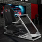 Zootopo Racing Simulator Cockpit with Black Seat, for Steering Wheel Stands, Double Locking Slides Cloth Breathable Gaming Seat,Add-On Stand