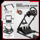 Foldable Racing Simulator Cockpit Stand Fit for Logitech/Thrustmaster G25,G27,G29,G920,G923&T300RS,T150,T80 Multi-Angle Adjustment Sim Cockpit No Steering Wheel HandBrake Pedals Seat