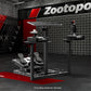 Zoopoto Flight Racing Simulator Cockpit Game Stand Fit for Thrustmaster HOTAS Warthog,TPTPR_Rudder,Logitech G29 G920 G923, Unlimited Adjustment,Suitable for flight and racing simulations,Not Included Wheels,Pedals,Throttle,Joystick