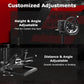 Zootopo Modular Flight Simulator and Racing Simulator Cockpit, Used for Combat or Racing Simulation, Compatible with Logitech/Thrustmaster Hotas Warthog/Honeycomb Alpha Bravo,No Wheel, Pedals, Handbrake and Monitor