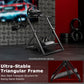 Zootopo Foldable Racing Wheel Stand Adjustable Sim Racing Cockpit Compatible with Logitech/ Thrustmaster/Fanatec/PXN/Moza R5 R9 G29 G920 G923 T248 T300RS GT T500 Sturdy Gaming Stand,Space-Saving Design , Wheel and Pedals Not Included