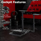 Zootopo Racing Wheel Stand fit for Logitech G25 G27 G29 G920, Thrustmaster T300RS T500RS, Unlimited Adjustment，Simulated Racing Game Stand without Steering Wheel Pedal Shifter