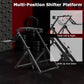 Zootopo Foldable Racing Wheel Stand Adjustable Sim Racing Cockpit Compatible with Logitech/ Thrustmaster/Fanatec/PXN/Moza R5 R9 G29 G920 G923 T248 T300RS GT T500 Sturdy Gaming Stand,Space-Saving Design , Wheel and Pedals Not Included