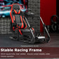 Zootopo Adjustable Sim Racing Cockpit with Red Seat, Fit for Logitech/Thrustmaster/Fanatec G920 G923 G29 Frame, Double Arm Reinforcement, No Steering Wheel, Pedal, Handbrake