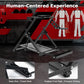 Zootopo Racing simulator Stand with Pulley Chair Fixing, Fit for Logitech G25 G27 G920/Fanatec/Thrustmaster, Adjustable Foldable Without Steering Wheel,Pedal and Handbrake