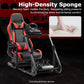 Zootopo Adjustable Sim Racing Cockpit with Red Seat, Fit for Logitech/Thrustmaster/Fanatec G920 G923 G29 Frame, Double Arm Reinforcement, No Steering Wheel, Pedal, Handbrake