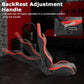 Zootopo Adjustable Sim Racing Cockpit with Red Seat, Fit for Logitech/Thrustmaster/Fanatec G920 G923 G29 Frame, Double Arm Reinforcement, No Steering Wheel, Pedal, Handbrake