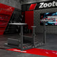 Zootopo Flight Simulator Cockpit  Fit for Logitech X52 PRO,X56, Thrustmaster T16000M,HotasWarthing Flight Stick,Unlimited Adjustment,Not Include Steering Wheel,Pedals,Handbrake and Joystick