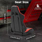 Zootopo 8040 Aluminum Profile Racing Sim Cockpit with Monitor Stand Fit Logitech G923 G920, Adjuatable Gaming Simulator Cockpit with Red Seat Not Include Steering Wheel,Pedals,Handbrake