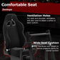 Zootopo 8040 Aluminum Profile Racing Simulaor Cockpit Simulator with Black Seat Fit for Logitech/Thrustmaster/Fanatec/Moza G920,G923 Professional&Expandability,F1 Truck,No Handbrake,Pedals,Steering Wheel