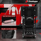 Zootopo 8040 Aluminum Profile Racing Simulator Cockpit with Black Seat & Monitor Frame Fit for Logitech/Thrustmaster/Fanatec G25 G27 G29 G923 T80,F1 Trunk,No Handbrake,Pedals & Steering Wheel