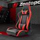 Zootopo Ergonomic Red Racing Seat with Adjustable Double Slides Fit Racing Simulator Cockpit Wheel Stand Gaming Chair Video Game Chairs