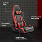 Zootopo Ergonomic Red Racing Seat with Adjustable Double Slides Fit Racing Simulator Cockpit Wheel Stand Gaming Chair Video Game Chairs