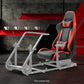 Zootopo Ergonomic Red Racing Seat with Adjustable Double Slides Fit Racing Simulator Cockpit Wheel Stand Gaming Chair Video Game Chairs