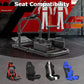 Zootopo Racing Simulator Cockpit 50mm Round Tube Driving Gaming Cockpit Fit for Logitech, Thrustmaster, Fanatec, PC, PS4, Xbox, Seat ,Pedal Wheel Not Included