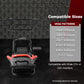 Zootopo Professional Racing Simulator Cockpit Frame with Red Seat&Triple Monitor Stand, Fit for Logitech G920/Thrustmaster/Moza, Shifter Platform Upgrade, No Wheel, Pedals, Handbrake and Monitor