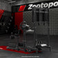 Zootopo Racing Simulator Cockpit φ50mm Round Tube with Monitor Mount, Vertical Design, Compatible with Logitech/Thrustmaster/Fanatec G29/G920/G923 Steering Wheel/Pedals/Handbrake/Seat Not Included