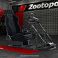 Zootopo Racing Simulator Cockpit with Black Seat Fit for Logitech G923/G29/G920, Thrustmaster, Fanatec,  Unlimited Adjustment,Not Included Shifter,Wheel,Pedals