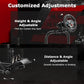Zootopo Racing Driving Simulator Cockpit with with Triple Monitor Mount Fit for Logitech/Thrustmaster/Fanatec G27,G29,G920,G923,T300RS &CSL-DD Wheel Frame,No Steering Wheel,Pedal,Handbrake,Seat