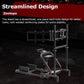 Zootopo Professional Racing Simulator Cockpit with Triple Monitor Stand, Fit for Logitech G920/Thrustmaster/Moza, Streamlined Dual-arm Design, No Wheel, Pedals, Handbrake, Seat and Monitor