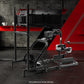 Zootopo Professional Racing Simulator Cockpit with Triple Monitor Stand, Fit for Logitech G920/Thrustmaster/Moza, Streamlined Dual-arm Design, No Wheel, Pedals, Handbrake, Seat and Monitor