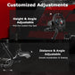 Zootopo Racing Driving Simulator Cockpit with with Triple Monitor Mount Fit for Logitech/Thrustmaster G27,G29,G920,G923,T300RS Wheel Frame,No Steering Wheel,Pedal,Handbrake,Seat,Monitor