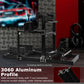 Zootopo 3060 Aluminum Profile Racing Simulator Cockpit, Infinitely Adjustable, Compatible with Thrustmaster/Fanatec/Logitech G29 steering wheels, specifically designed for the Sim Frame 3060 chassis. Does not include steering wheel, pedals, or handbrake