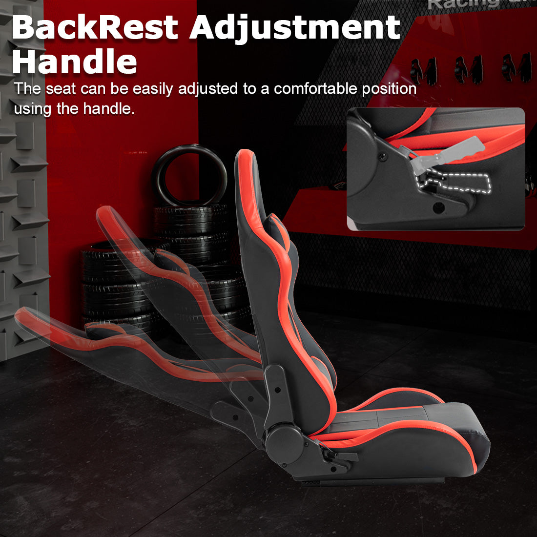 Zootopo Flight Simulator Cockpit with Red Seat Fit for Fanatec/Moza/Logitech X52 PRO/THRUSTMASTER A10,T.16000M FCS Adjustable Versatile,No Joystick,Handbrake,Shifter,Pedals,Steering Wheel,TV Mount
