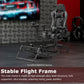 Zootopo Adjustable Flight Racing Simulator Cockpit with Seat Pedal Frame Fit for Thrustmaster Hotas Warthog/Logitech G29 G920,Simple Storage Multi-Function Home Office Use,No Joystick,Shifter,Pedal