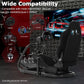 Zootopo Professional Racing Simulator Cockpit with Black Seat, Fit for Logitech G920/Thrustmaster/Moza, Streamlined Dual-arm Design, No Wheel, Pedals, Handbrake, and Monitor Stand