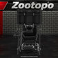 Zootopo Racing Cockpit with TV Stand &Black Seat Fit for Logitech,Thrustmaster,G25,G920,T500,Wheel Shifter Pedals Not Included