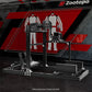 Zootopo 3060 Aluminum Profile Racing Simulator Cockpit, Infinitely Adjustable, Compatible with Thrustmaster/Fanatec/Logitech G29 steering wheels, specifically designed for the Sim Frame 3060 chassis. Does not include steering wheel, pedals, or handbrake