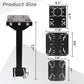 Upgrade Gear Shifter Mount,Support Racing/Handbrake/Flight Gear Shifter Lever,Support All Round Tube Simulation Cockpit Series