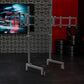 Zootopo Sim Racing Triple Monitor Stand for 24-32 Inch Display 3 Screens TV Mount Compatible with Round Tube Racing Sim Cockpit,Adjustable Height Width,NO Steering Wheel,Shift Lever,Pedals,TV,Seat and Cockpit