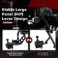 Zootopo Racing simulator Stand with Pulley Chair Fixing, Fit for Logitech G25 G27 G920/Fanatec/Thrustmaster, Adjustable Foldable Without Steering Wheel,Pedal and Handbrake