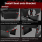 Zootopo Ergonomic Red Racing Seat with Adjustable Double Slides Fit Racing Simulator Cockpit Wheel Stand Gaming Chair Video Game Chairs