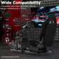 Zootopo Racing Driving Simulator Cockpit with Black Seat Stability Upgrade Fit for Logitech/Thrustmaster/Fanatec G27,G29,G920,G923,T300RS &CSL-DD Wheel Frame,No Steering Wheel,Pedal,Handbrake