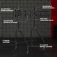 Zootopo Triple Monitor Stand with Locking Casters Premium Adjustable Mount for Racing Simulator,Featuring Full Motion Control for 27-32 inch Monitors,Immersive Viewing Experience