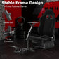 Zootopo Racing Simulator Cockpit with BlackSeat Multi-level Adjustment Fit for Logitech/Thrustmaster/Fanatec G29,G920,G923&T300RS&CSL-DD One-Piece Cockpit,Wheel,Handbrake and Pedals Not Included