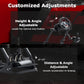 Zootopo Racing Simulator Cockpit with Black Seat Fit for Logitech G923/G29/G920, Thrustmaster, Fanatec,  Unlimited Adjustment,Not Included Shifter,Wheel,Pedals