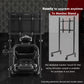 Zootopo Professional Racing Simulator Cockpit with Black Seat, Fit for Logitech G920/Thrustmaster/Moza, Streamlined Dual-arm Design, No Wheel, Pedals, Handbrake, and Monitor Stand