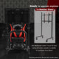 Zootopo G920 Racing Simulator Cockpit with Red Seat Frame Large Round Tube Stable and Adjustable Racing Wheel Stand Fit for Logitech G25 G27 G29 G920 Thrustmaster T80 T150 Wheel, Pedals and Shifter Not Include