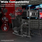 Zootopo Racing Sim Cockpit with Triple Monitor Mount and Seat Fits for Logitech/Thrustmaster/Fanatec/Moza G29 G920 G923 CSL-DD T248 Wheel Shifter Pedals  TV NOT Included