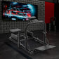 Zootopo Racing Simulator Cockpit 50mm Round Tube Driving Gaming Cockpit Fit for Logitech, Thrustmaster, Fanatec, PC, PS4, Xbox, Seat ,Pedal Wheel Not Included