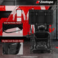 Zootopo Adjustable Racing Cockpit with TV Stand Black Seat Fit for Logitech,Thrustmaster,Fanatec,G920,T500,Wheel Shifter Pedals TV NOT Included