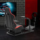 Zootopo G920 Racing Simulator Cockpit with Red Seat Frame Large Round Tube Stable and Adjustable Racing Wheel Stand Fit for Logitech G25 G27 G29 G920 Thrustmaster T80 T150 Wheel, Pedals and Shifter Not Include