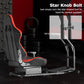Zootopo Adjustable Racing Sim Cockpit with Red Seat Unobstructed Design for Both Legs Fit for Logitech/Thrustmaster G29 G923 G25 T80 T150 Racing Wheel Cockpit Not Include Steering Wheel,Pedals,Handbrake