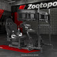 Zootopo Professional Racing Simulator Cockpit Frame with Black Seat&Monitor Stand, Fit for Logitech G920/Thrustmaster/Moza, Shifter Platform Upgrade, No Wheel, Pedals, Handbrake and Monitor