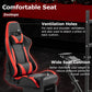 Zootopo Racing Cockpit with TV Stand &Red Seat Fit for Logitech,Thrustmaster G27 G920 T500 Wheel Shifter Pedals Not Included